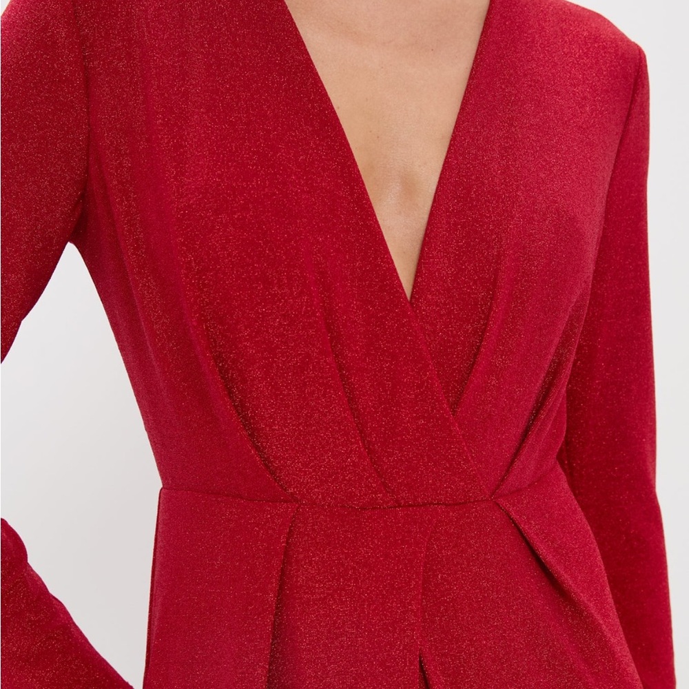 NWT Tuckernuck Hyacinth House Angelina
V-Neck Long Red Dress Medium M - Picture 2 of 4